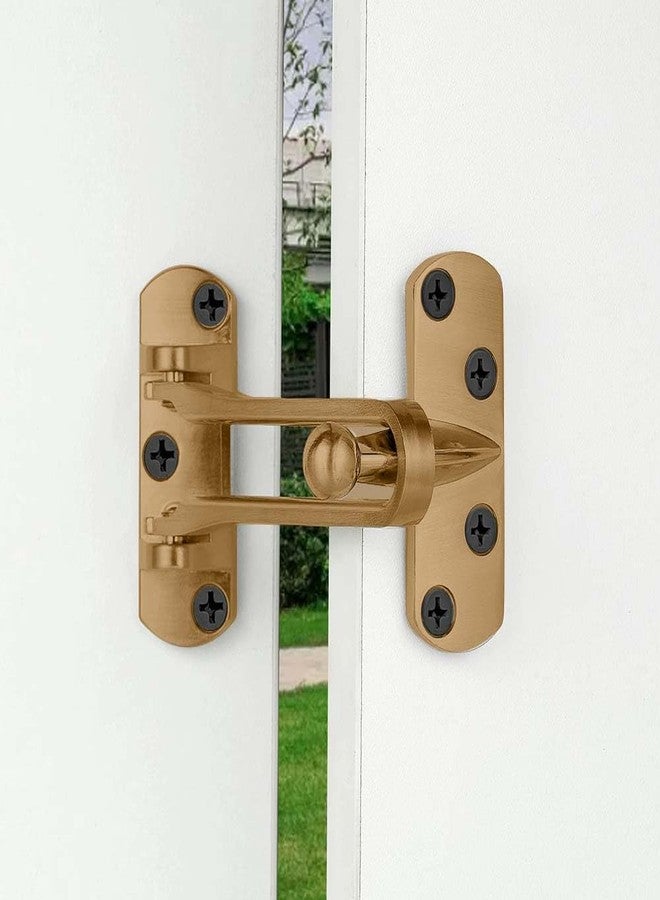 HYDERON Antique Door Chain and Security Latch - Heavy-Duty Door Guard Lock for Main Doors in Homes, Apartments, and Offices | Classic Antique Finish for Enhanced Safety and Style - Image 3